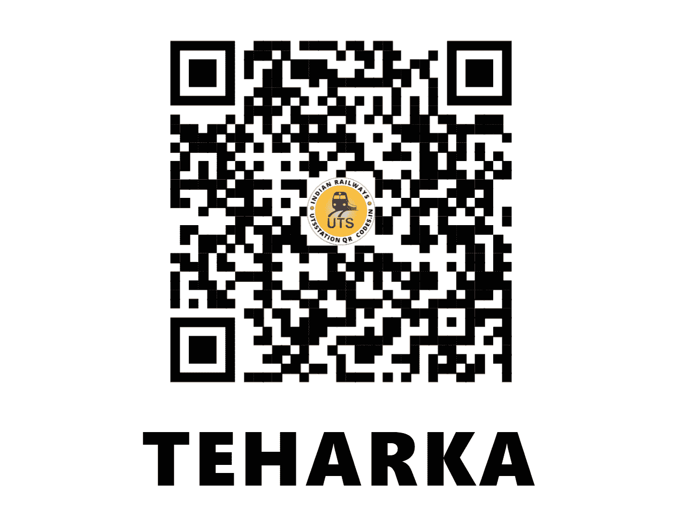 UTS QR Code for TEHARKA - TKA - NC (MADHYA PRADESH)